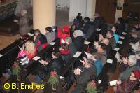 Die St. Veit-Kirche, wie jedes Jahr vollbesetzt.