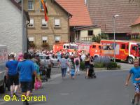 Angeführt wurde der Zug von unserem Musikzug.