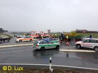 VU auf der B8 - Abzweigung Willanzheim