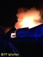 Scheunenbrand in Greuth 06.12.2012