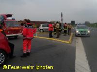 Verkehrsunfall Kreuzung B8