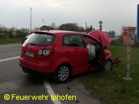 Verkehrsunfall Kreuzung B8
