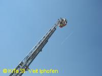 Kurzer Ausflug in die Höhe.