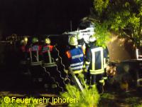 Brand Gartenhütte
