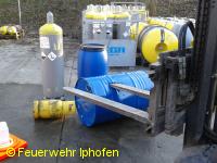 Auslaufen von "Gefahrstoff"