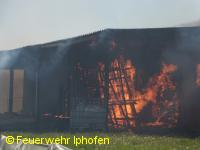 Brand Reiterhof Mainbernheim