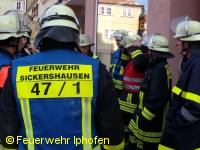 Während der Übung und am Ende immer 'mal kurze Besprechung.