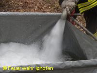 Sammeln im Faltbehälter.