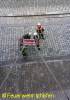 Schiebeleiter an der Ostseite