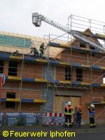 Rettung via Drehleiter