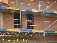 Rettung eines "verletzten" Atemschutzträgers